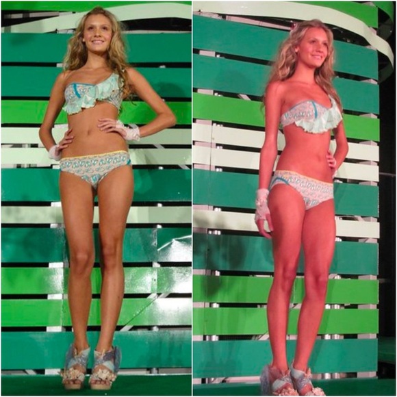 New! MAAJI • Bias Splash Bikini Top - Picture 14 of 14